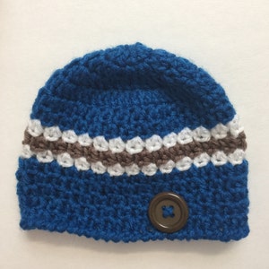 Easy Crochet Baby Hat PATTERN, Crochet Hat Pattern, 6 Sizes, Newborn 24 ...