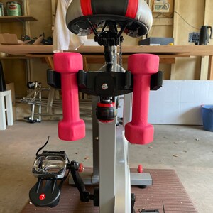 sunny spin bike weight holder
