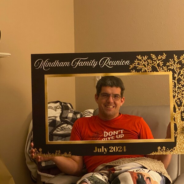 Reunited Frame Family Reunion Photo Frame Family Reunion Photo Props Photo Booth Frame ...