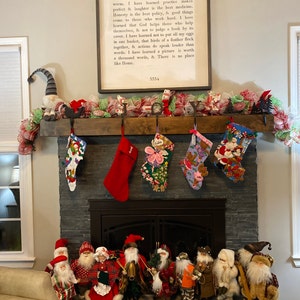 Garland Christmas Mantle Garland for Staircase Christmas - Etsy