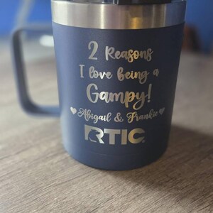 12oz Coffee Mug RTIC Tumbler Stainless Double Insulated