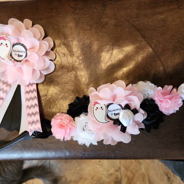 thumbnail image 2 of Jojofuny Aunty To Be Sashes Gender Reveal Party Sash 2 of 11