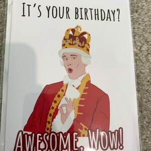 Ja Ja Ding Dong Birthday Card Eurovision Movie Netflix | Etsy