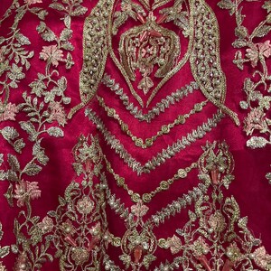 Indian Pakistani Dress Gharara Kurti Embroidered Organza | Etsy
