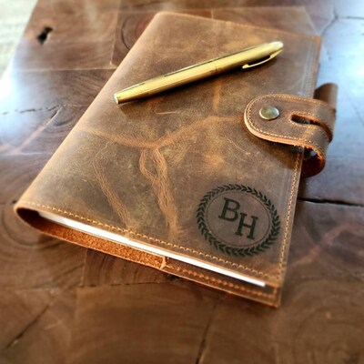 Custom Engraved Leather Wallet For Men — Personalize With Photo, Name, Or Initials - View #8
