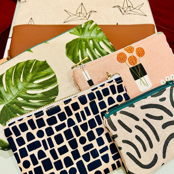 Crossbody Leather Bag, Clutch Purse, Every Day Purse, Vegan, Every Day