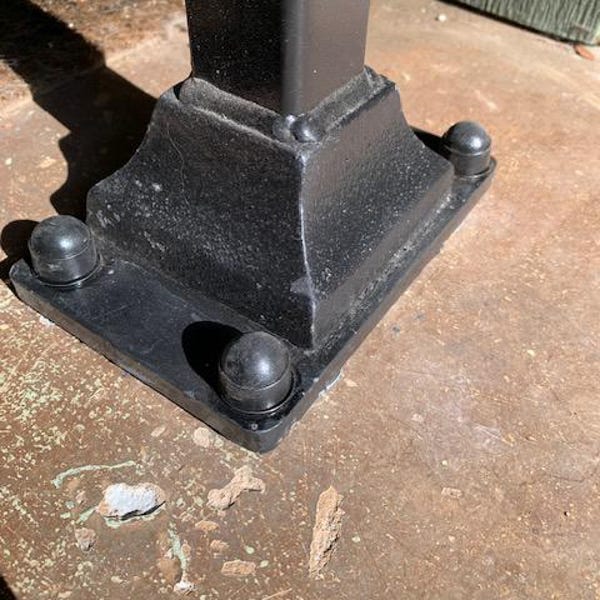 Single Post Ornamental Hand Rail 1 or 2 Step Railing for Stairs Steel ...