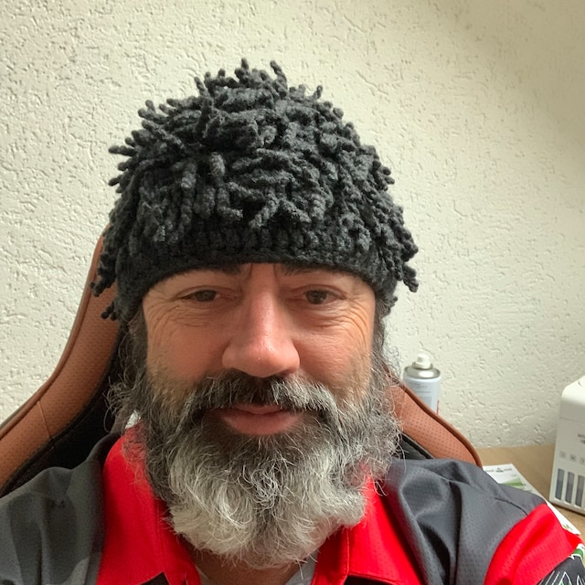 Christmas Beanie ZZ TOP Hat Billy Gibbons Unique Handmade Hat