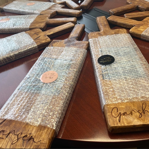 Personalized Extra Large Charcuterie Board: Christmas Gift | Rustic ...