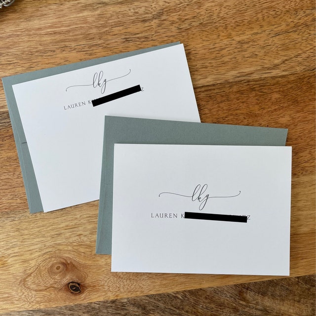Sticky Notes with Lines - Set of 3 - Blank or Personalized – Stationery  Creations