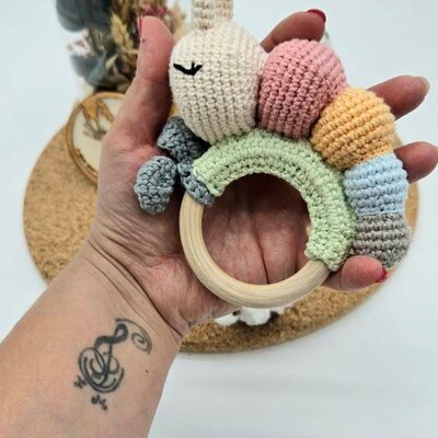 Crochet PATTERN Caterpillar Rattle,crochet Baby Rattle ,crochet Toy for ...