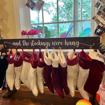 Free Standing Stocking Holder Stand Custom Christmas Stocking Stand Free Standing Stocking Holder Stand Custom Christmas Stocking Stand