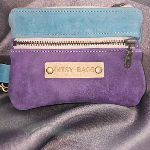 Patch Xbody Messenger Bag With Detachable Fox Key Fob - Mauve, Canvas & Leather