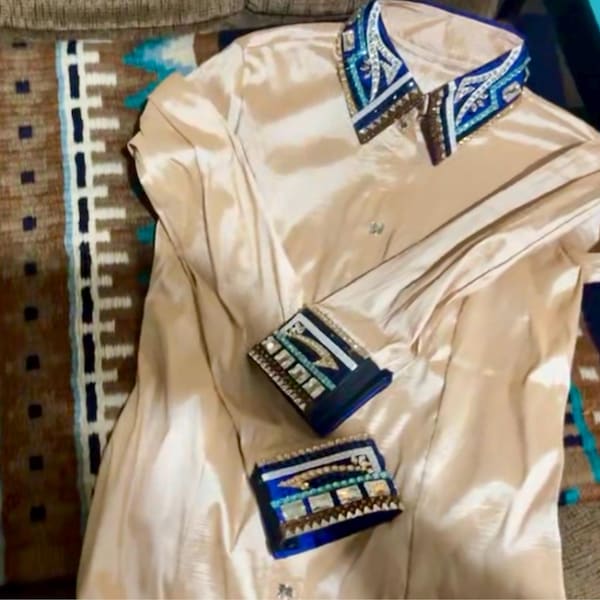 Chemise Western Showmanship UNICORN SHOW GIRL – Taffetas – Neuve (Inde)