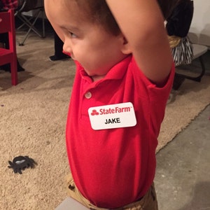 Jake State Farm Costume Badge | Etsy