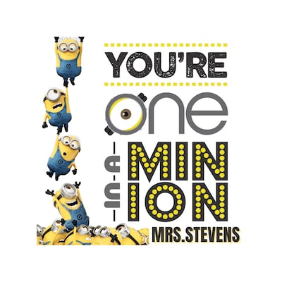 One in a Minion / Minion / Minions / Minion Printable / Minion Poster ...