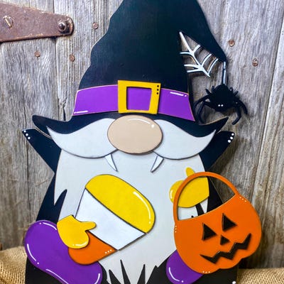 "Protected By Attack Goat" Mini Wood Sign / Ornament - Funny Door Hanger, Made In USA 2 thumbnail image