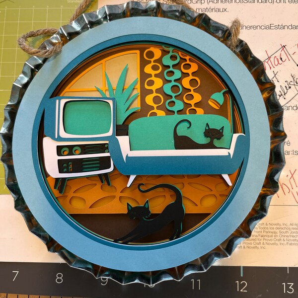 Vitrine / Shadow Box Pour Maison De Poupée Miniature - Échelle 1:12 - Bois Brut 13x9.5x6 Pouces - Neuf