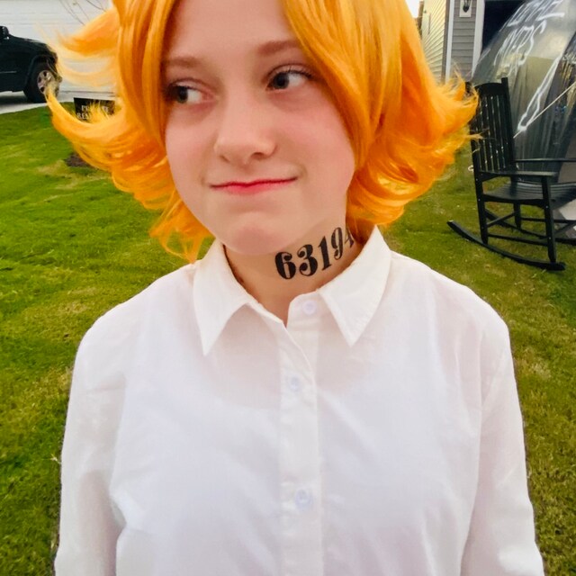 FM-Anime – The Promised Neverland Emma 63194 Number Cosplay Tattoo Stickers