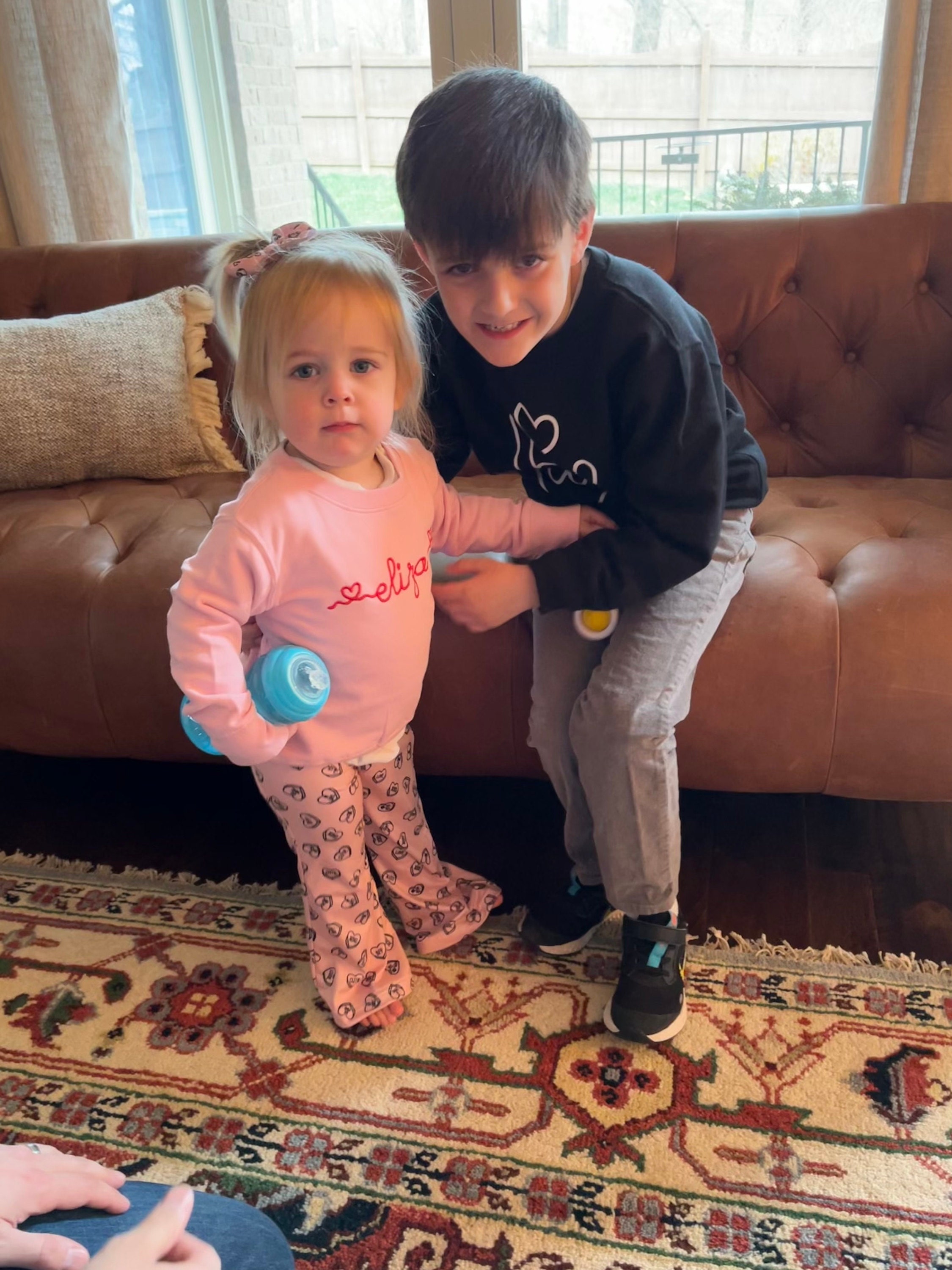 Embroidered Valentine&#39;s Sweatshirt / Monogram Valentines Shirt / Valentine&#39;s Day Shirt / Kids Valentines Shirt / Custom Valentines Shirt