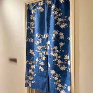 Noren Curtain, Katsushika Hokusai, Japanese Noren, Door Curtain