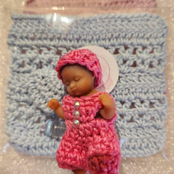 My Mini Baby, 2.5” Dolls, Tiny Doll Clothes, Dollhouse Miniatures, 1/6 ...