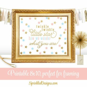 Twinkle Little Star How We Wonder What You Are Printable Twinkle Little ...