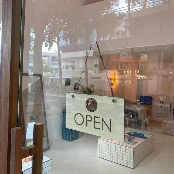 Personalized Open Closed Sign for Business / Double Sided Sign ...