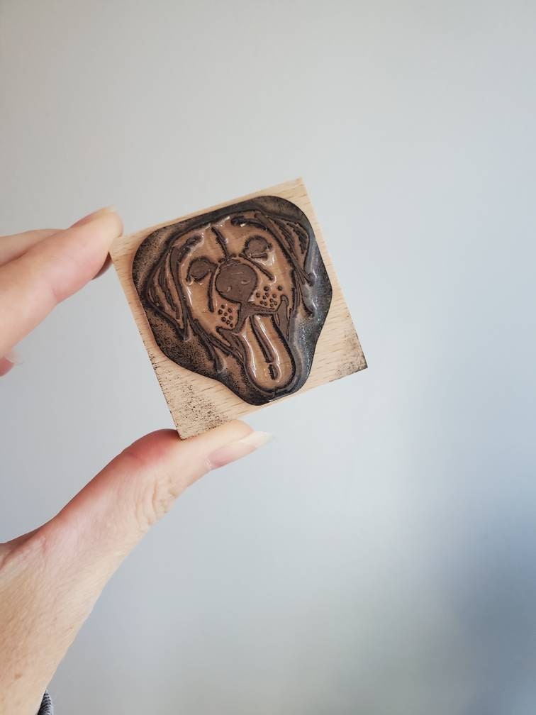 Personalized Custom Pet Rubber Stamp - Hand-Drawn Portraits for Pet Lovers
