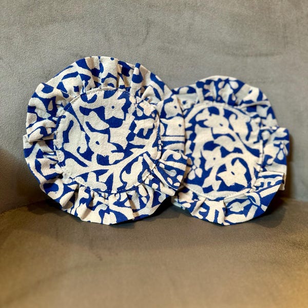 Ruffle Coasters | Digital Sewing Pattern - Etsy