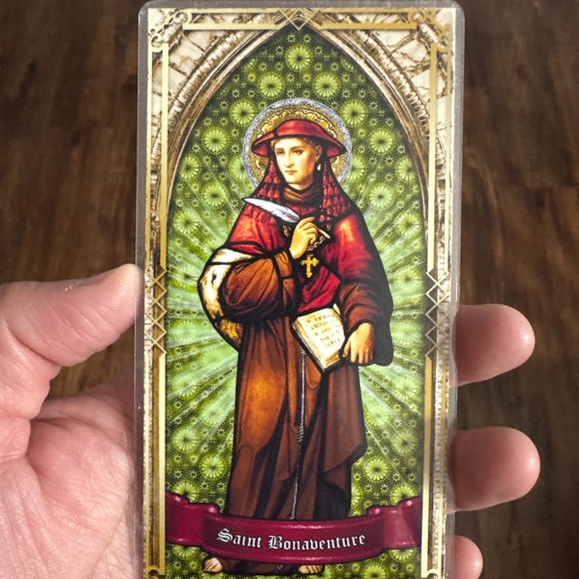 Saint Bonaventure, Doctor of the Church Traditional Catholic