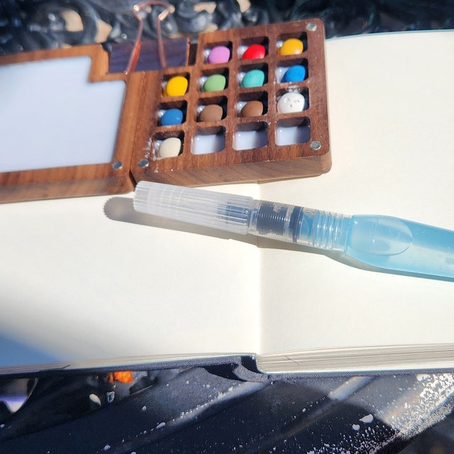 Mini Watercolor sketchbook #swatches #watercolorswatches