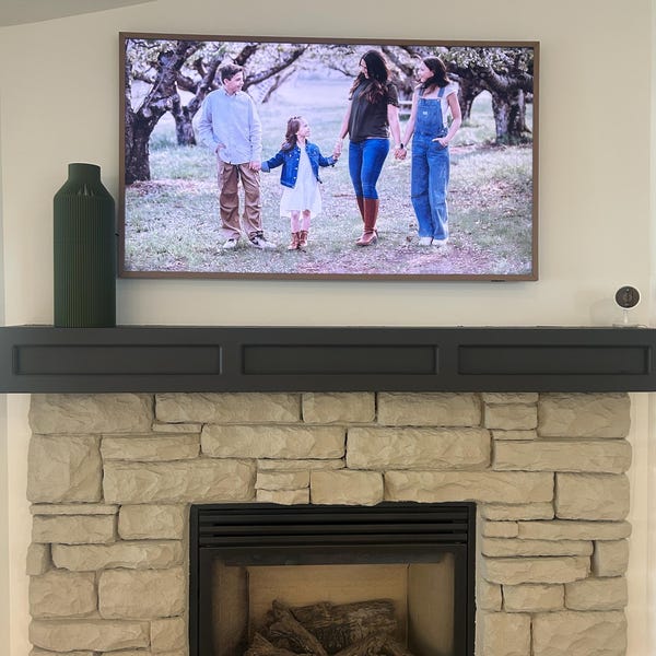 Samsung Frame Connect One Box Cover, Hide Wireless TV Box, Vertical ...