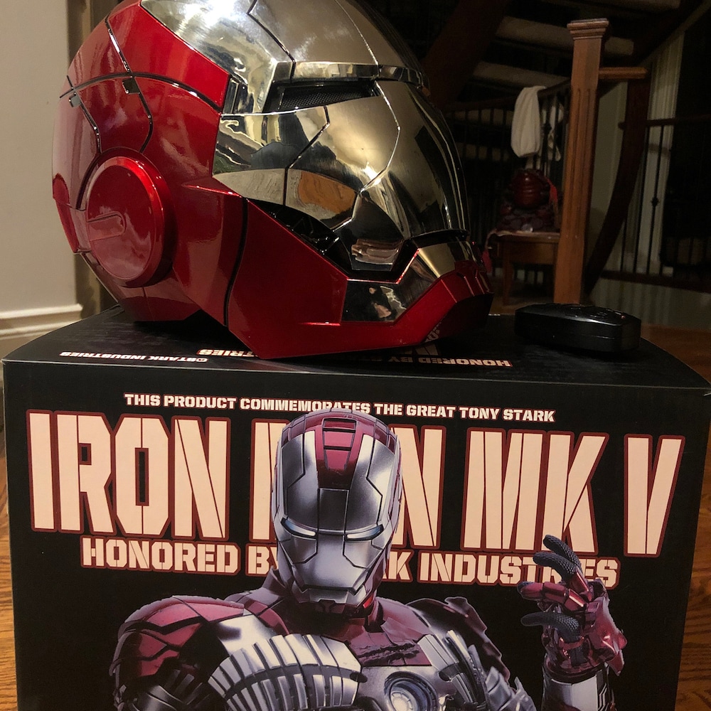 Are there 2 different manufacturers of the Iron Man 1:1 mechanical/electronic Mark 5 helmet from China? : r/Marvel Are there 2 different manufacturers of the Iron Man 1:1 mechanical/electronic Mark 5 helmet from China? : r/Marvel