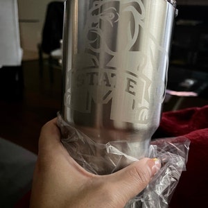 Personalized YETI ® 30oz Stainless Steel Tumbler Laser Engraved with Name