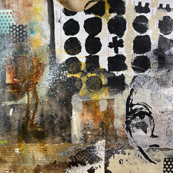 Stack Of Tea Dyed Papers Organic Junk Journal Binding Aged