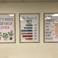 The Power of yet Poster Therapy Office Decor DBT Poster Boho Classroom ...