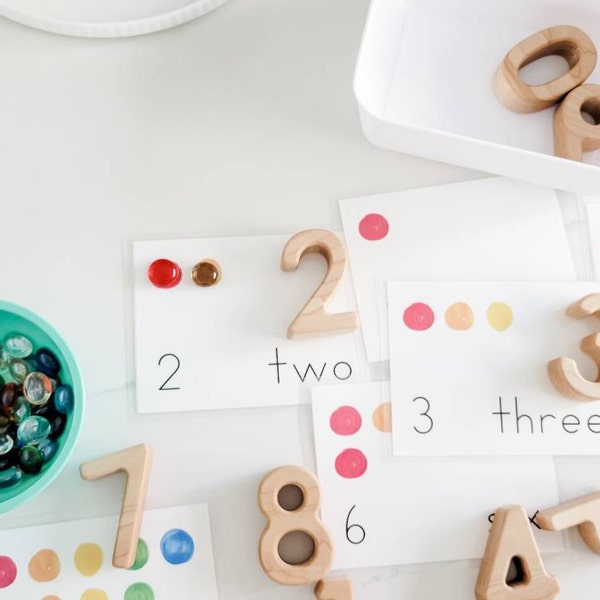 Math Symbol Blocks Wood Number and Math Symbol Blocks - Etsy