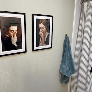 Retro Camping Prints Outdoors Art Poster Set of 2 Camping Wall Prints Kids Room Outdoorsy Decor Hunting + Fishing Gift for Kids