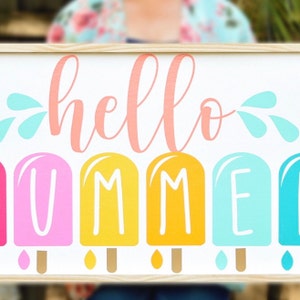 Download Hello Summer svg Hello Summer Popsicle svg Summer svg | Etsy