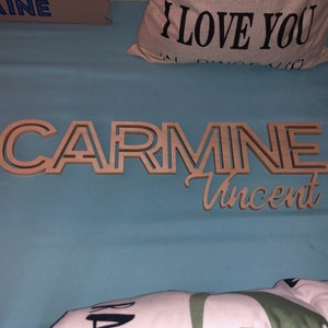 Wood Name Sign Custom Name Sign Large Name Sign Nursery Etsy