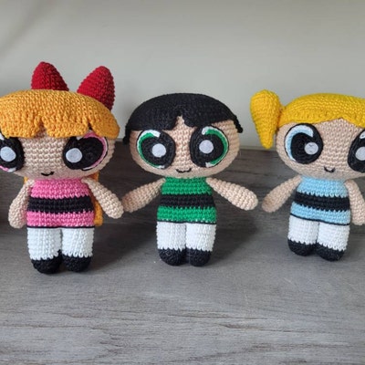 3 in 1 Crochet Pattern, Super Power Girls Crochet Pattern, Pattern in ...