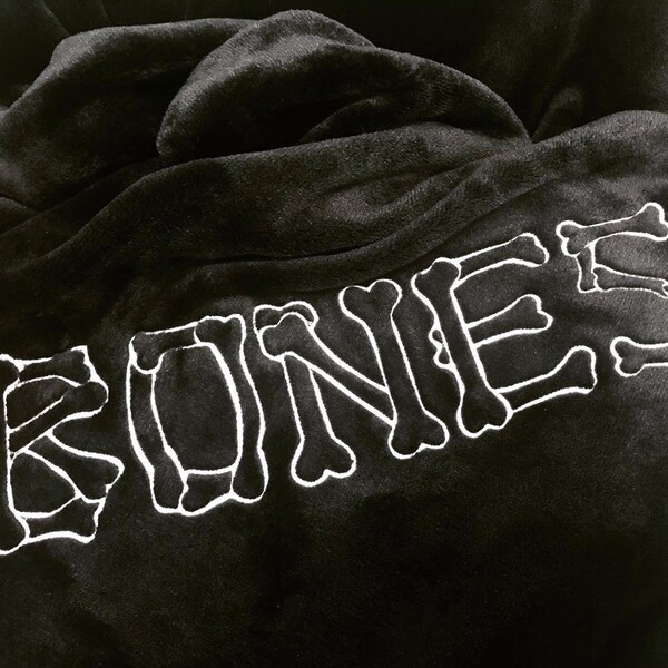 Dog Bone Skeleton Font- Full Alphabet -bx Files Included- Instant ...