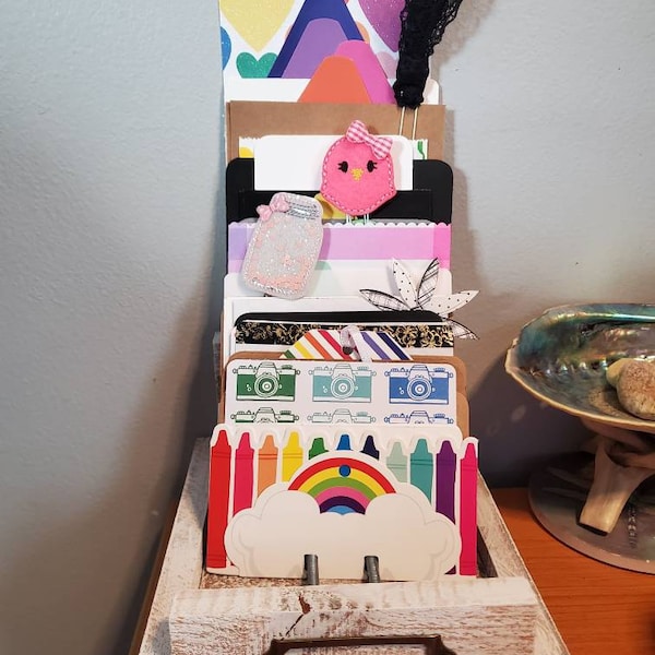 Limited Release White Distressed Wood Catalogdex - Rolodex - Memorydex ...