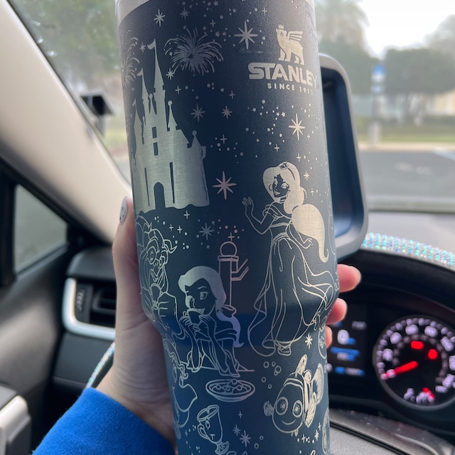 Magical Vacation Characters Engraved Stanley Adventure Quencher 40oz  Tumbler 
