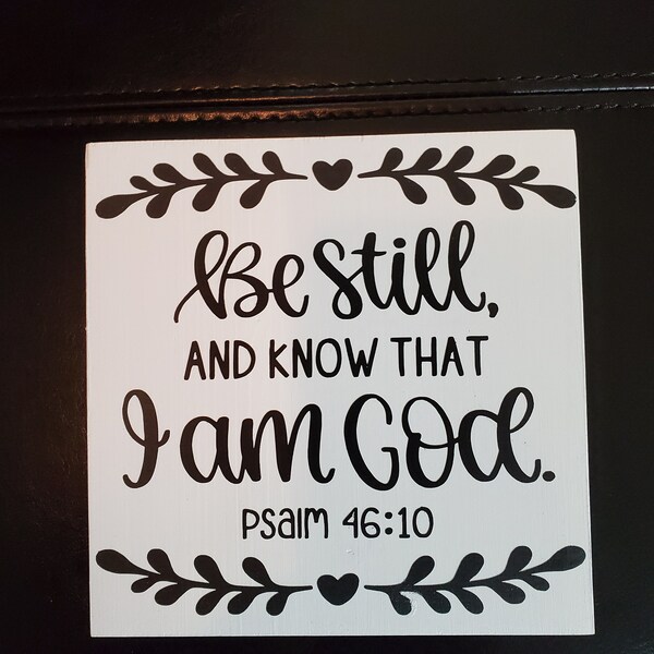 Mini Bible Verse Sign, Scripture Sign, Religious Sign, Shelf Sitter ...