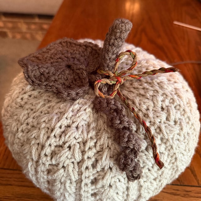 A customer's finished Wheat Stitch Snowman Crochet Pattern