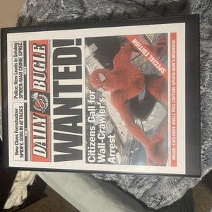 スパイダーマン デイリービューグル「指名手配」新聞小道具レプリカ