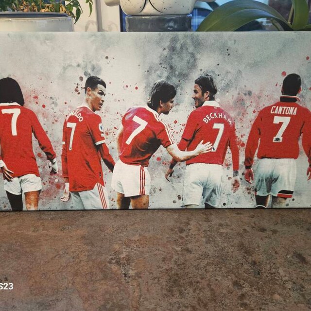 Magnificent 7s Manchester United Framed Canvas Print - Etsy