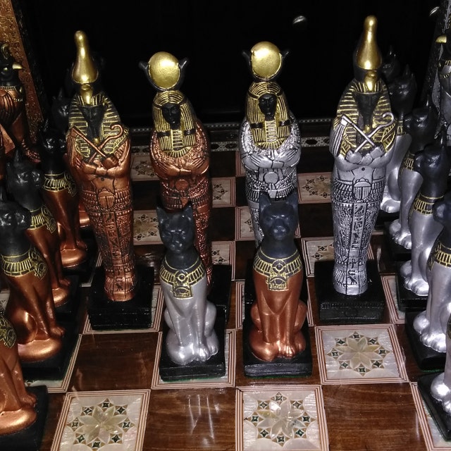 MEDIEVAL CHESS SET 2ft. King Arthur Handmade - Medieval chess set, Large chess set, Medieval chess